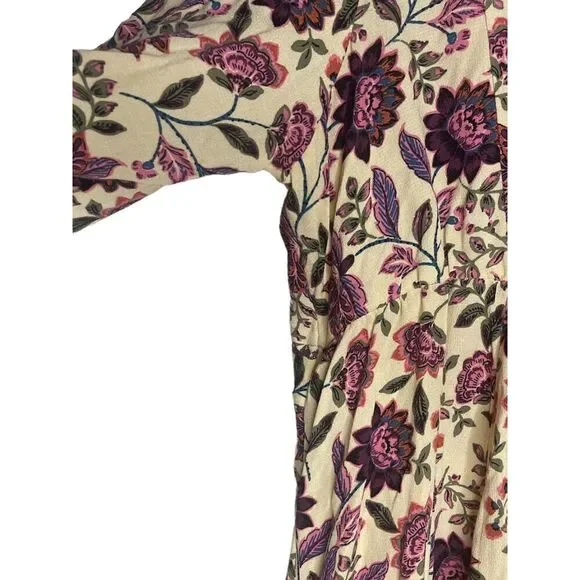 Torrid Babydoll Rayon Crepe Embroidered Lace-Up Top Sz: 2 - Picture 5 of 10